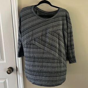 Women’s 3/4 Sleeve Striped Blouse